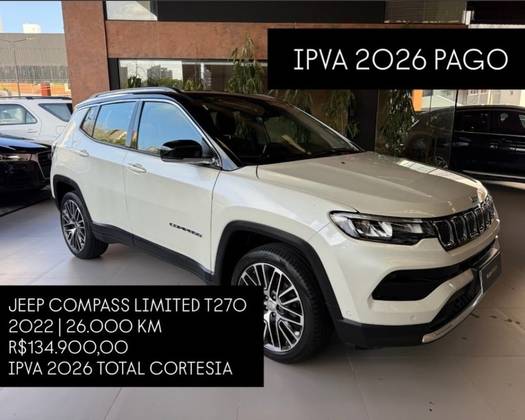 JEEP COMPASS 1.3 T270 TURBO FLEX LIMITED AT6